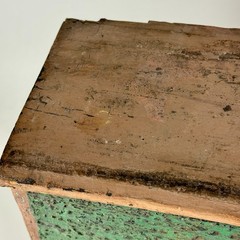 Americana Primitive Antique Apothecary Cabinet/Chest With Distressed Multi Color