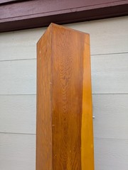 Vintage Art Deco Rustic Wood Mid Century Modern LP Vinyl Record File Cabinet C9