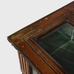 Antique French Louis XVI Gilt Wood & Ormolu Vitrine c1920