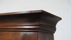 Henkel Harris Mahogany Corner Cabinet Hutch Cupboard