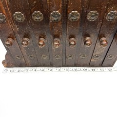 Antique Asian 8 Drawer Wooden Metal Handmade Jewelry/Spice Organizer Cabinet
