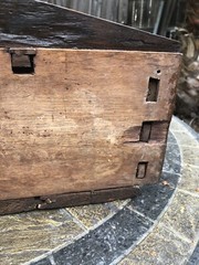 Vintage Antique Wall Display/Spice Wood Cabinet