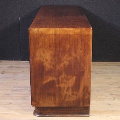Chest of drawers furniture commode design Italian dresser modern in wood 70s