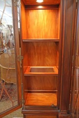 Ethan Allen Newport Collection Mahogany Bookcase China Cabinet Breakfront
