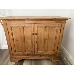 Antique Irish Pine Cupboard / Sideboard / Cabinet ~ One of a Kind!