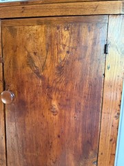 19th Century New England Butternut Blanket Press or Linen Cupboard