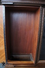 Massive Antique Renaissance Revival Walnut Carved Knockdown Bookcase Armoire