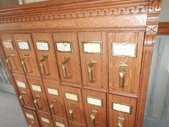 VICTORIAN OAK FILE 18 drawer CABINET Edwardian 1900’s