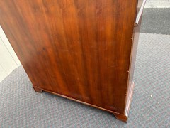 67704 Elegant Traditional Wood Storage Cabinet with Decorative Panels