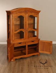 Ethan Allen ‘Legacy’ French Country Style China Cabinet