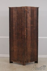 LF73373: American Early 19th C. Tiger Maple Corner China Cabinet