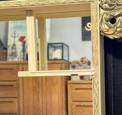 MCM Windsor Mirrored Shadowbox Curio Shelf 25×29 Vintage Illinois Moulding Co