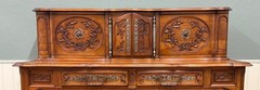 Antique French Buffet Sideboard Server Cupboard Panetiere Highly Carved Oak