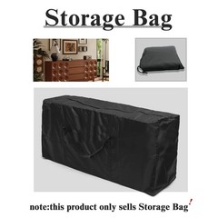 Black Storage Cabinet Cover, Oxford Cloth Material 52*27*27inch
