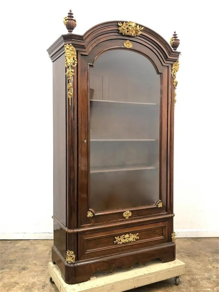 MONUMENTAL 19TH C. FRENCH LOUIS XVI STYLE CABINET