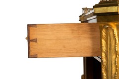 Mercier Frères French Bronze-Mounted Mahogany Bedside Cabinet Commode
