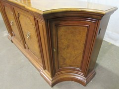 Vintage Traditional 80 in. Burled Wood Sideboard