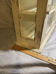 Distressed Whitewash Cabinet