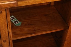Thomasville Lighted Oak China Cabinet