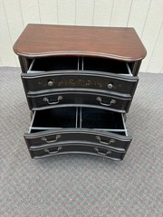 67804 Hooker Seven Seas Ebony and Cherry two-Drawer File Cabinet