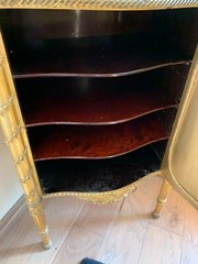 BEAUTIFUL ANTIQUE VICTORIAN HAND PAINTED MUSIC CABINET ***LOCAL PICK UP ONLY***