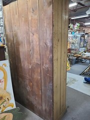Large Primative Mustard Yellow Pie Safe/ Cabinet
