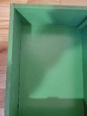 Vtg Shabby Wood Country Wall Medicine Cabinet Mirror Chic Distressed Chippy SEE