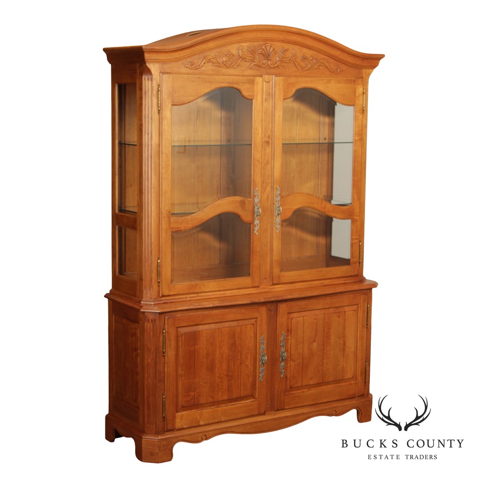 Ethan Allen ‘Legacy’ French Country Style China Cabinet