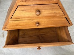 Mid Century MCM Small Triangular Cabinet
