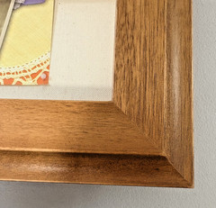 Wood Glass Display Case Wall Cabinet Shadow Box 12×12 inside Hinged Door