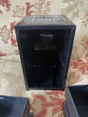 Miniature Roneo Two Drawer Metal Money Box Filing Cabinet Draws Vintage 90s