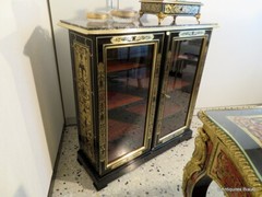 Little Showcase in Boulle marquetry Louis XIV style XVIIIe period perfect condi
