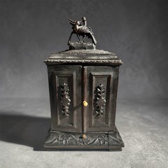 Antique German Black Forest Cabinet jewelry