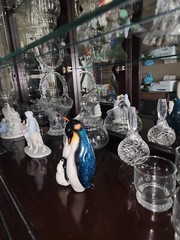 china cabinet and princess house crystal set’s