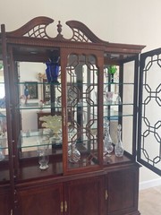 CHERRY FINISHED CHINA CABINET