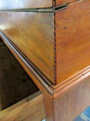 ANTIQUE AMERICAN FEDERAL SALEM 3 PART SECRETARY INLAID MAHOGANY CIRCA 1800’s