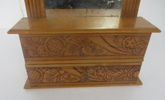 Kitchen Hallway Apothecary Bathroom Cabinet Comb Box 2 drawers Barn Style