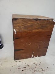 Vintage 15 Original Drawer Index Card File Cabinet Rustic