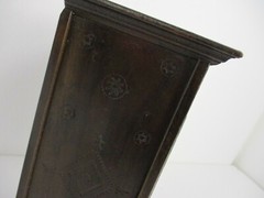 MIniature French Breton Salesman sample cabinet Wood antique 1900s Gorgeous Rare