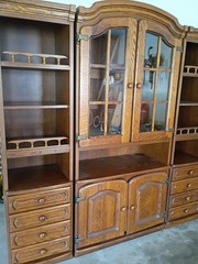 Vintage German Shrunk” (Oak Wall Unit)