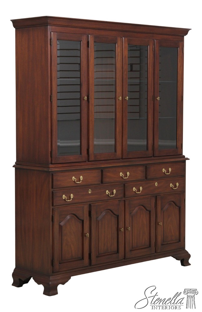 74043: HENKEL HARRIS Mahogany 4 Door China Cabinet