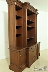 F33178: Mahogany Custom Made Pool Rack Bookcase Cabinet