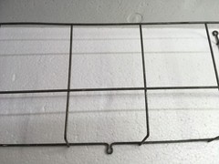 Vintage Sellers Hoosier Cabinet Cookbook Holder Metal Wire Rack Antique Original