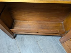 Vintage Rustic Country Wood Wall Medicine Apothecary Cabinet Shelf Mirror Door