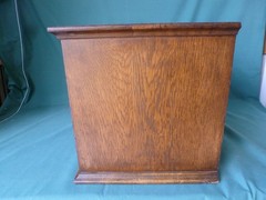 Antique Solid Oak Jessen & Rosburg Chicago Six Drawer Watch Makers Cabinet