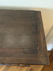 Antique Solid Walnut 1 Door 3 Shelf Spaces Perfect Size Cabinet For Any Room