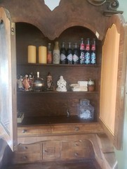 Italian Venetian Trumeau Desk Bureau Cabinet Secretaire 20th Century