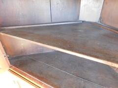 Antique Cherry 2 Piece 12 Pane Corner Cabinet
