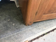 Antique Solid Walnut Country Primitive Jelly Cupboard Cabinet Circa 1850’s
