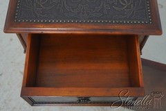 L69701: THEODORE ALEXANDER Embossed Bronze Surface 1 Door Cabinet